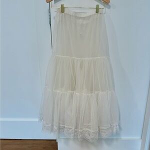 Cute white ballerina skirt